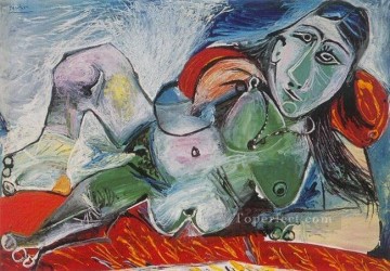 Sofá desnudo con collar 1968 Pablo Picasso Pinturas al óleo